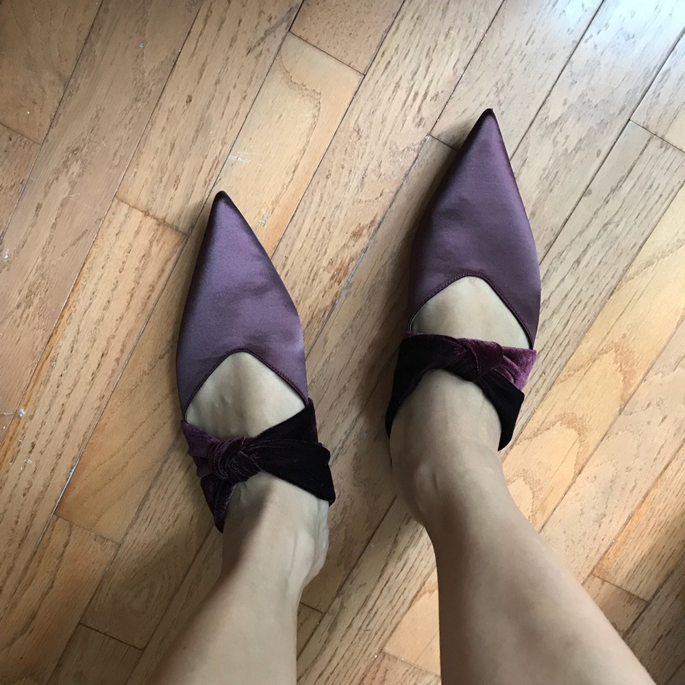 Zara Satin & Velvet Mules - Picture 8 of 8